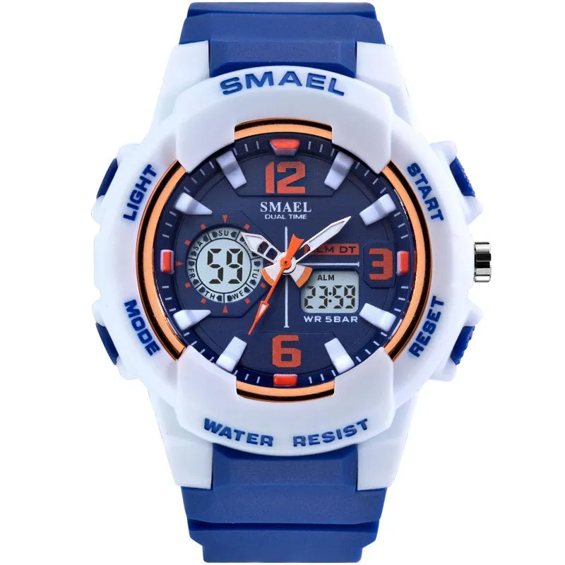 Kids Watches Waterproof Stopwatch Timer Alarm Analog/Digital