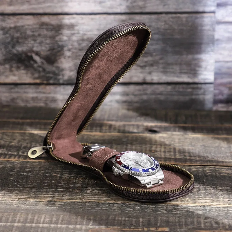 Leather Watch Case for 1 Watch