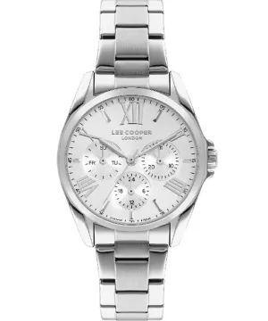 Lee Cooper  Women's Watch Silver Dial Silver Metal Strap, LC07685.330