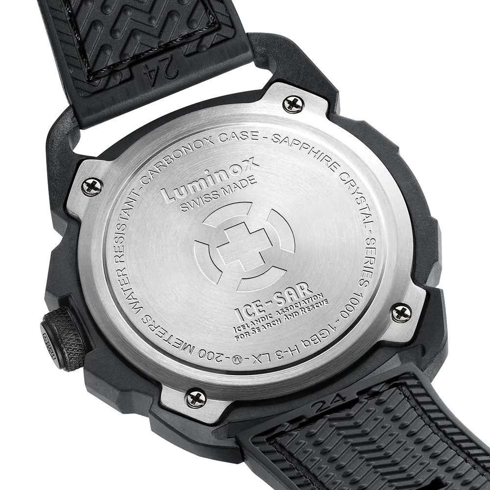 Luminox Men's Ice-Sar Arctic 1000 Series Black Rubber Strap Black Analog Dial Quartz Watch - XL.1002