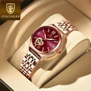 Luxury Heart Hollow Out Watch – Quartz Timepiece with Rhinestone Accents