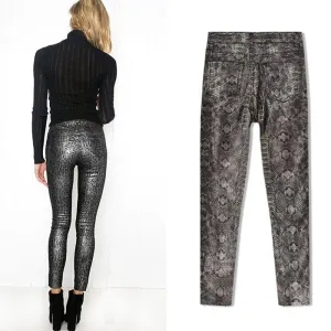 Luxury Leather Pants Jeggings