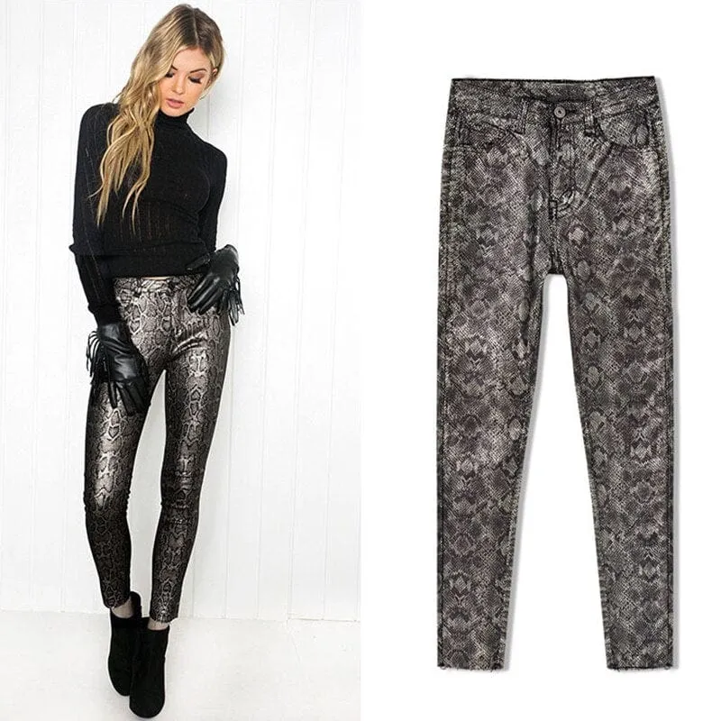 Luxury Leather Pants Jeggings