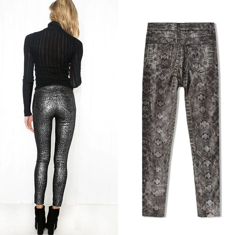 Luxury Leather Pants Jeggings