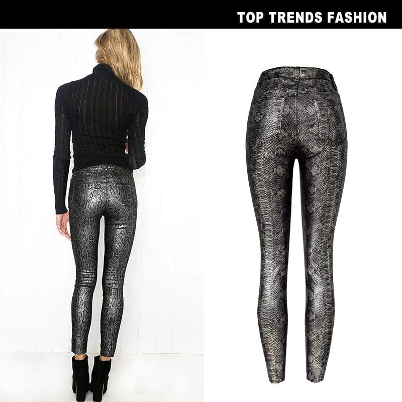 Luxury Leather Pants Jeggings