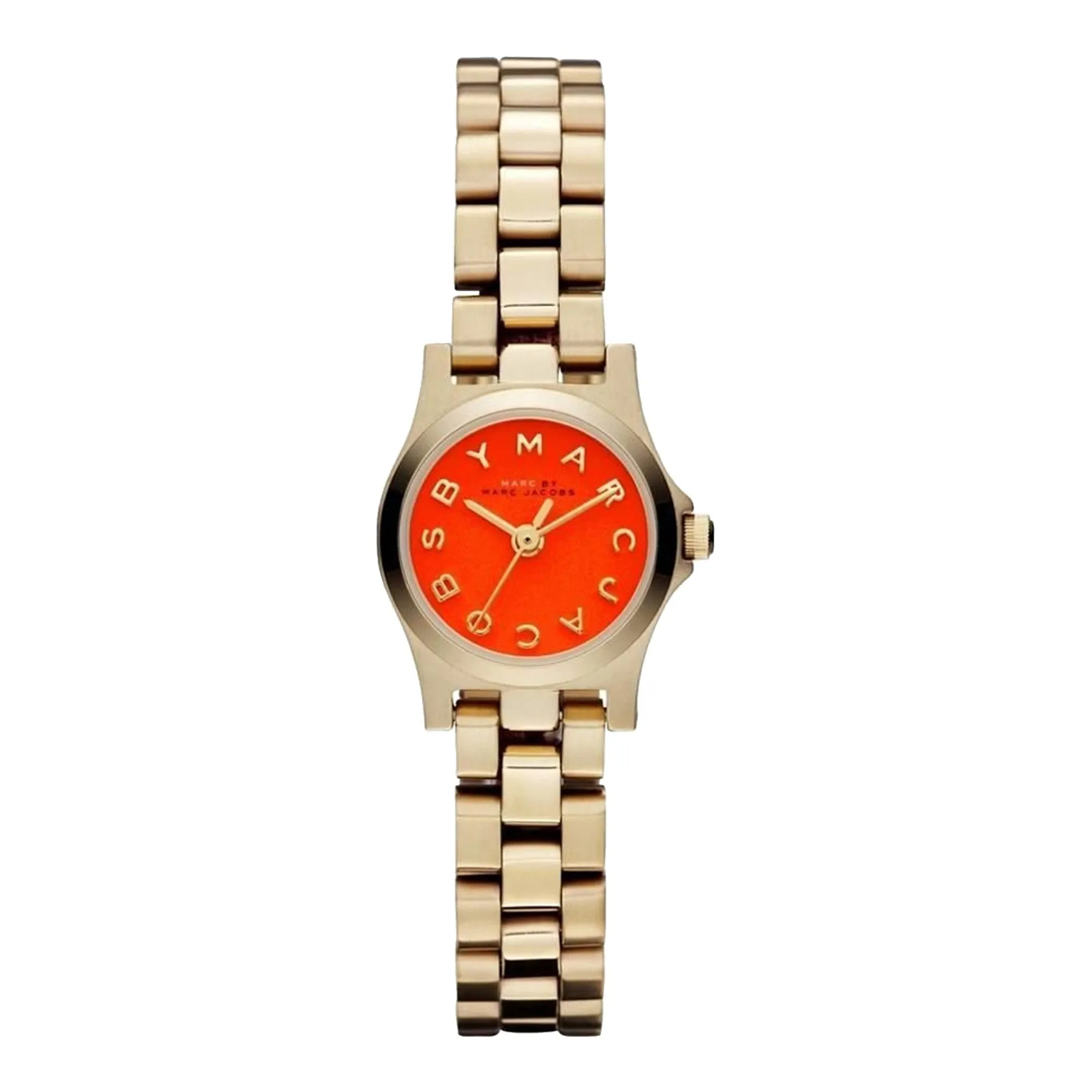 Marc By Marc Jacobs Henry Dinky Orange Dial Ladies Watch MBM3202