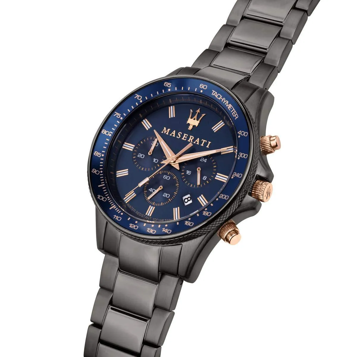 Maserati Sfida Analog Blue Dial Men's Watch R8873640001