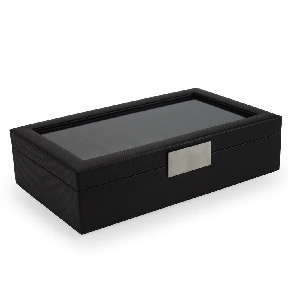 Men's Luxury Organizer Bundle - Watch Organizer Box   Valet Tray / Dresser Organizer