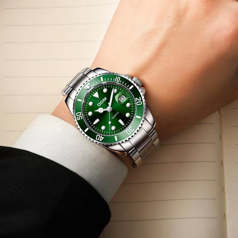 Men's Waterproof Quartz Pointer Watch