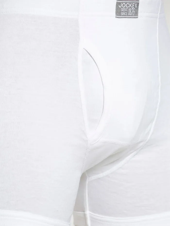 Men's White Boxer Brief Pack of 2