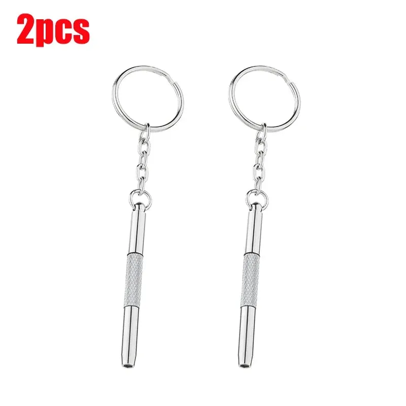 Mini Glasses Keychain Eyeglass Screwdriver for Eyeglasses, Phone, Electronics, Jewelry and Watch Repair