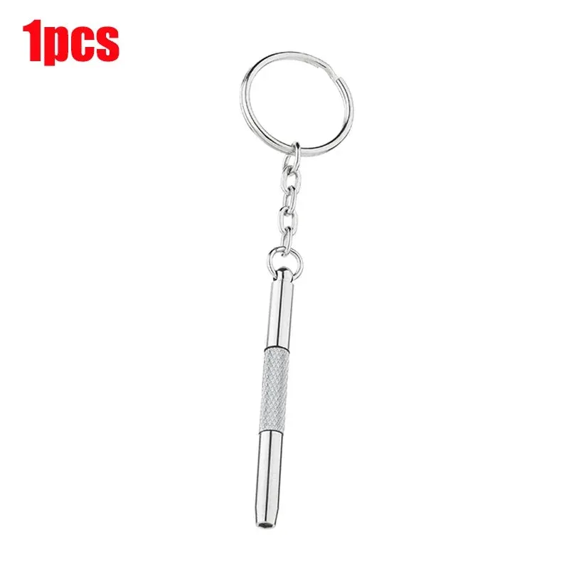 Mini Glasses Keychain Eyeglass Screwdriver for Eyeglasses, Phone, Electronics, Jewelry and Watch Repair