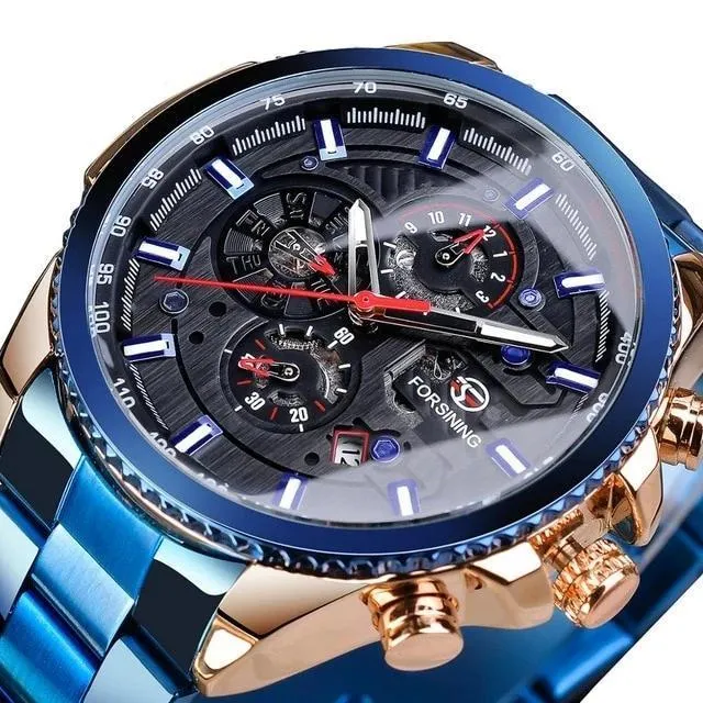 Multifunctional Luxury Stainless Steel Men Watch
