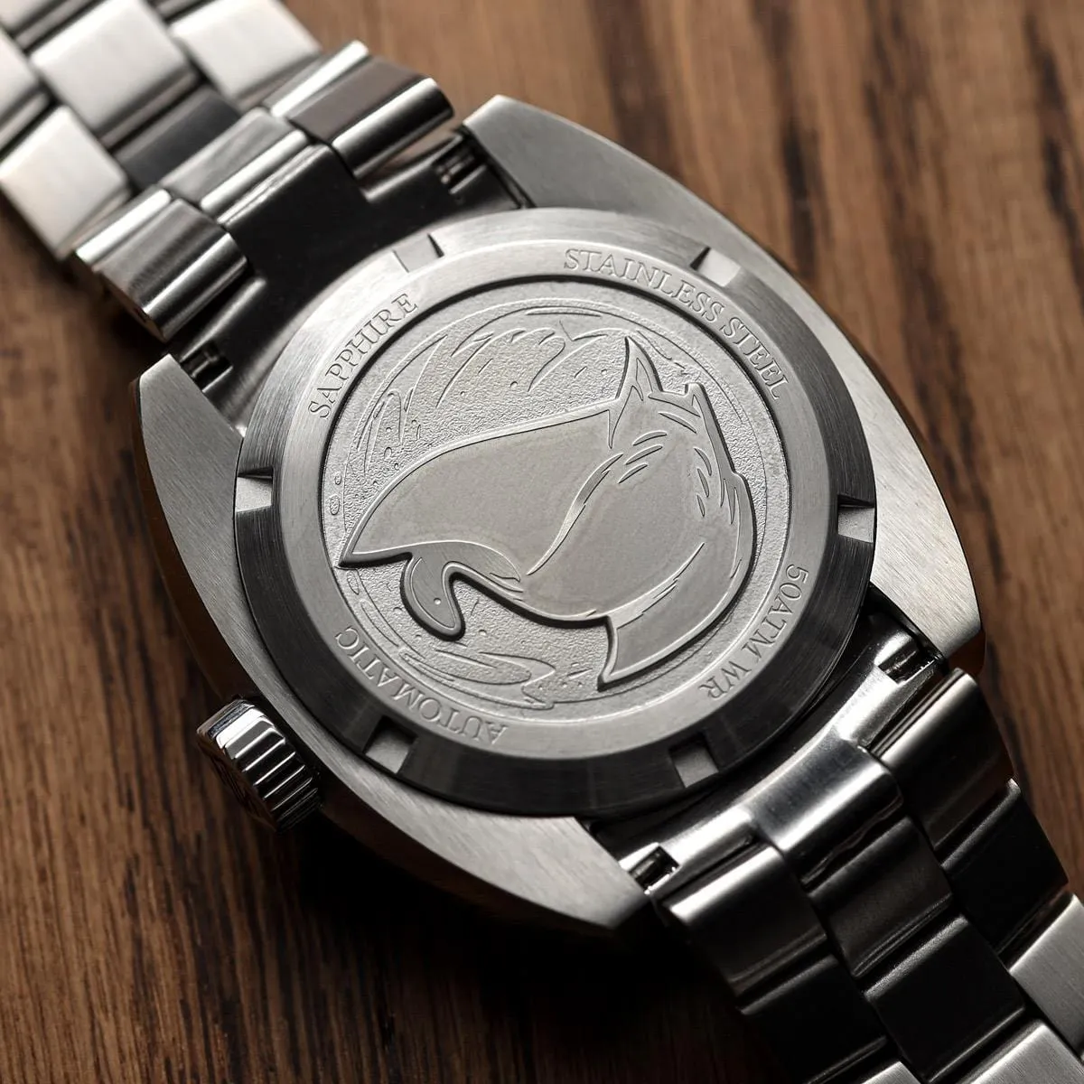 NTH DevilRay Automatic Dive Watch - No Date - Silver Sunburst - LIKE NEW