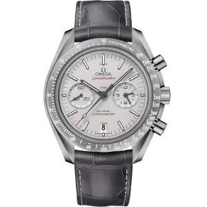 OMEGA- SPEEDMASTER
DARK SIDE OF THE MOON
44.25 MM, GREY CERAMIC ON LEATHER STRAP WITH FOLDOVER CLASP  311.93.44.51.99.002