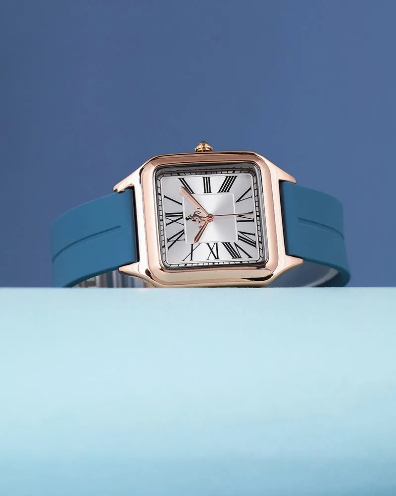 Opus White Rosegold Silicone