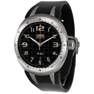 Oris TT3 Day Date Titanium Black Rubber Men's Automatic Watch 635-7588-7069RS