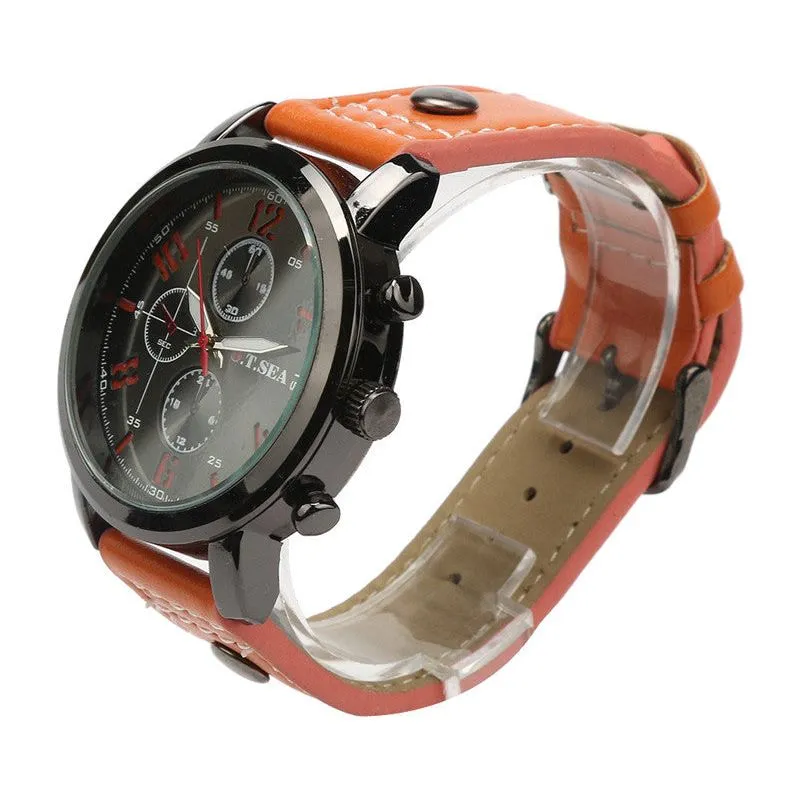 O.T.SEA Fashion Watches Men Casual Quartz Analog Wrist Watch