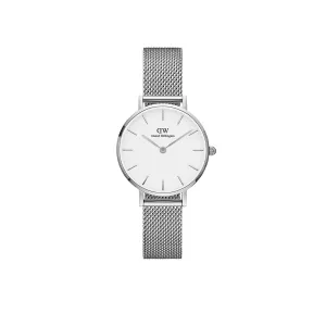 Petite 28mm Sterling - Silver & White Watch