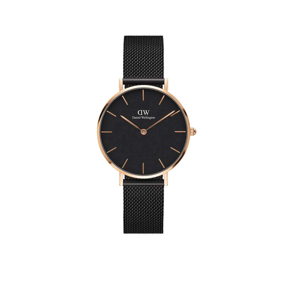 Petite 32mm Ashfield - Black & Rose Gold Watch