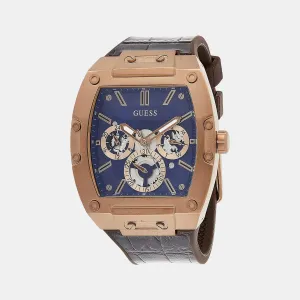 Phoenix Men's Blue Chronograph Leather Watch GW0202G2