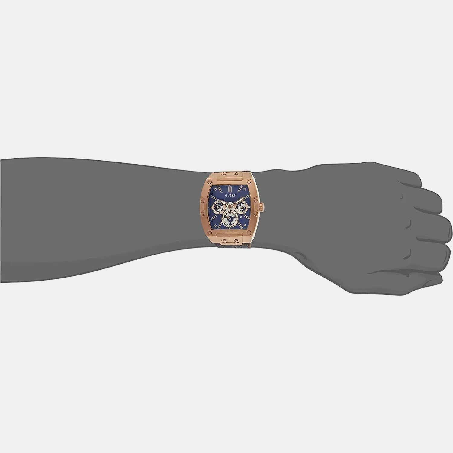 Phoenix Men's Blue Chronograph Leather Watch GW0202G2