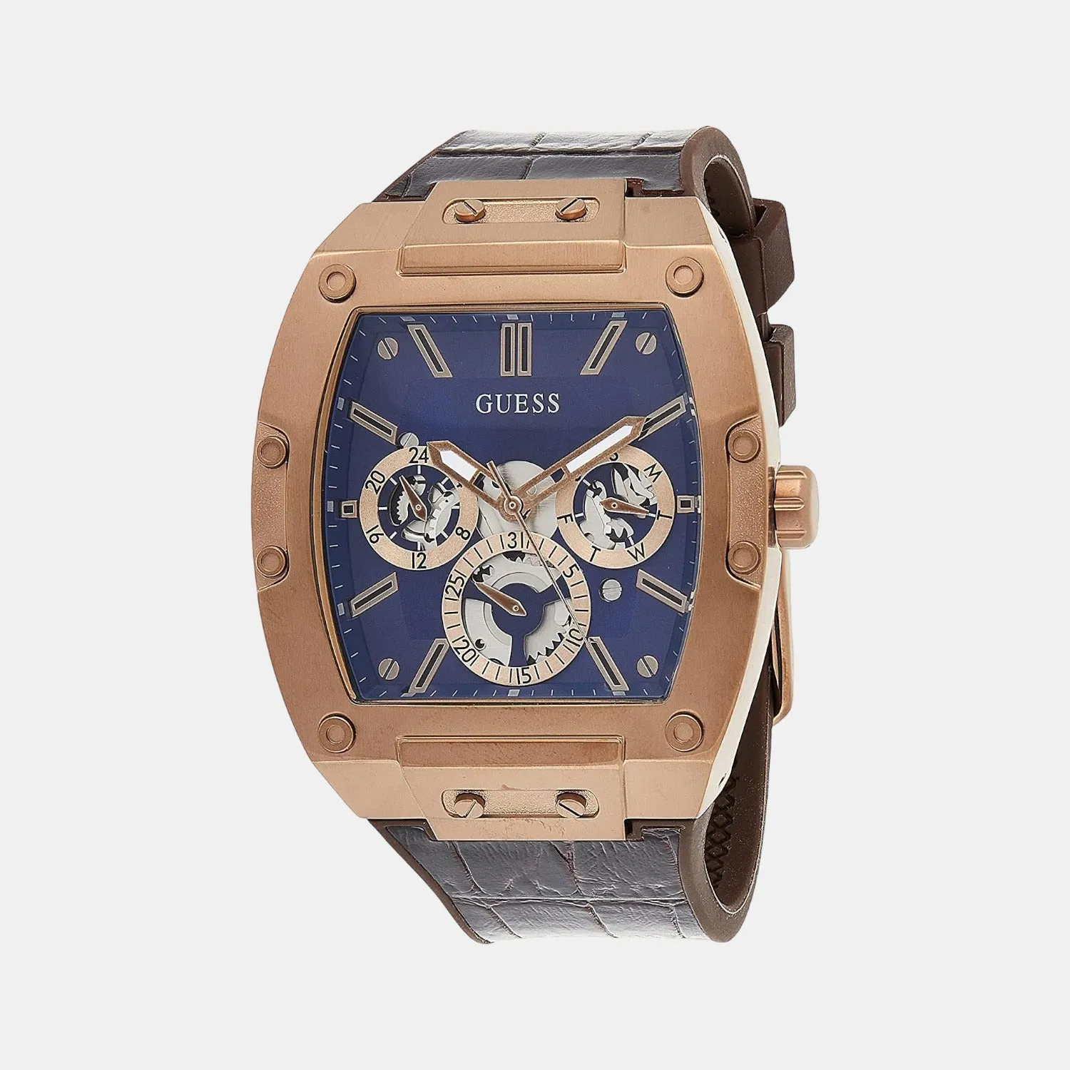 Phoenix Men's Blue Chronograph Leather Watch GW0202G2
