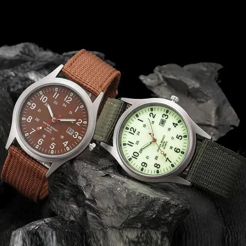 Quartz watches for men Nylon Waterproof Casual Luxury Business Watch