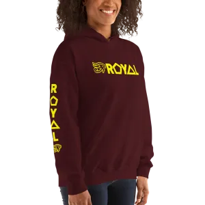 ROYAL. | Urban Resort | RA PARTY ROYAL EMBLEM Unisex Heavy Blend Hoodie YELLOW (4 VARIETIES)