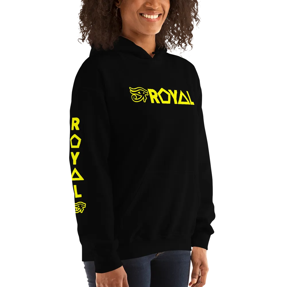 ROYAL. | Urban Resort | RA PARTY ROYAL EMBLEM Unisex Heavy Blend Hoodie YELLOW (4 VARIETIES)