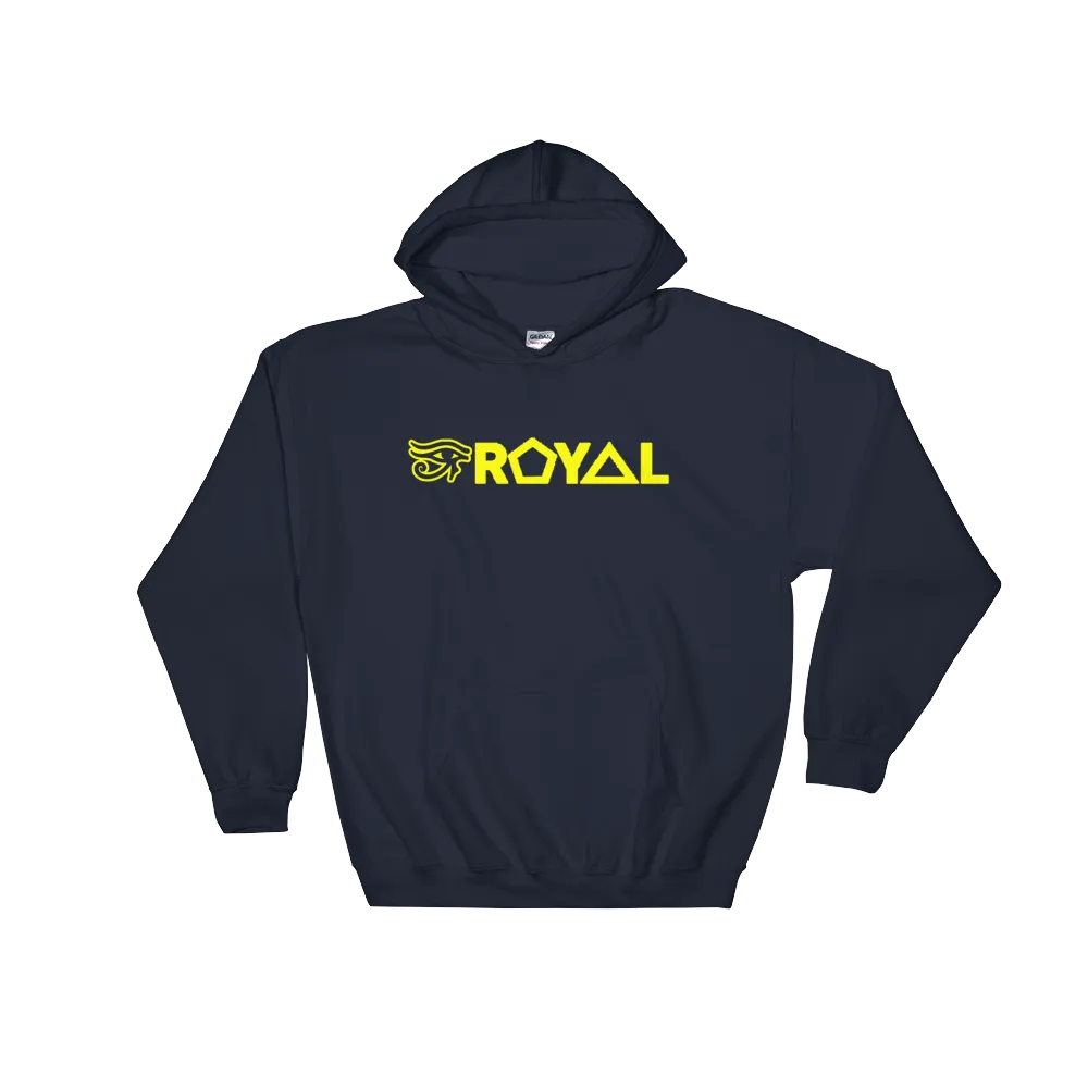 ROYAL. | Urban Resort | RA PARTY ROYAL EMBLEM Unisex Heavy Blend Hoodie YELLOW (4 VARIETIES)