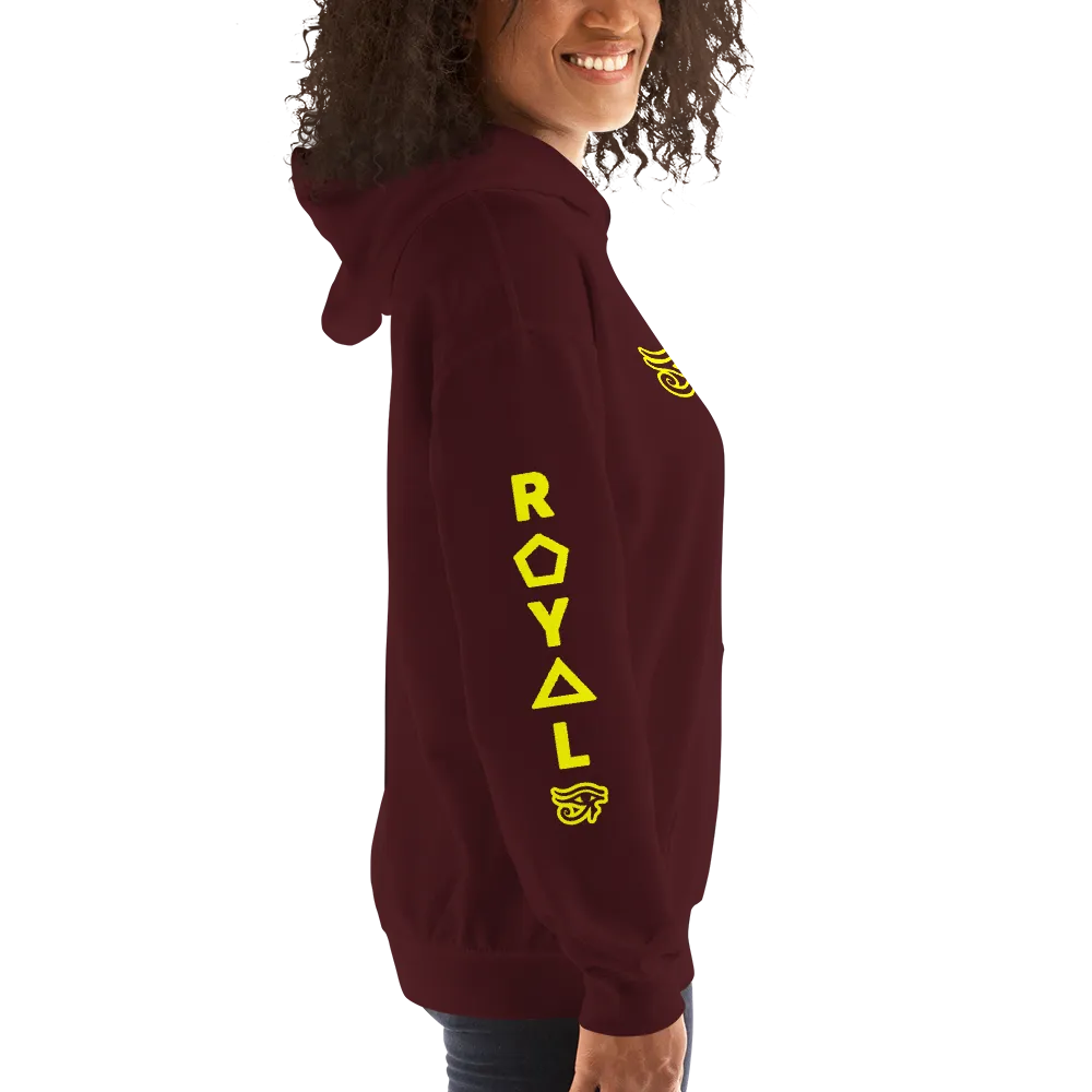 ROYAL. | Urban Resort | RA PARTY ROYAL EMBLEM Unisex Heavy Blend Hoodie YELLOW (4 VARIETIES)