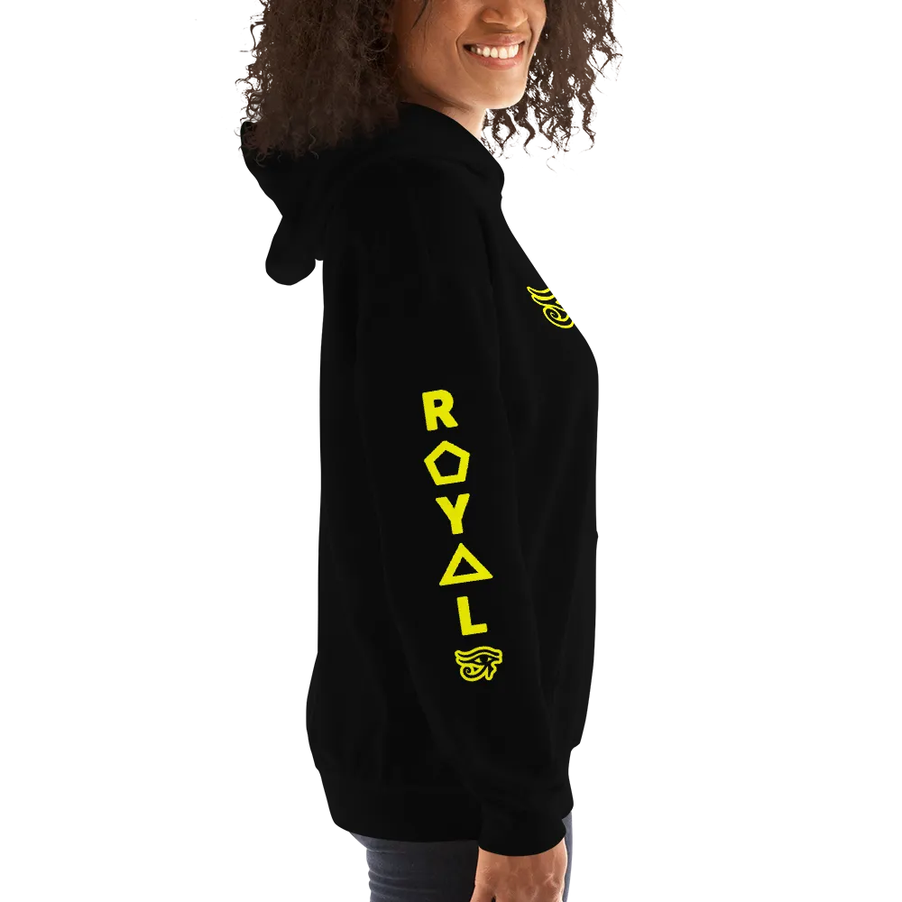 ROYAL. | Urban Resort | RA PARTY ROYAL EMBLEM Unisex Heavy Blend Hoodie YELLOW (4 VARIETIES)