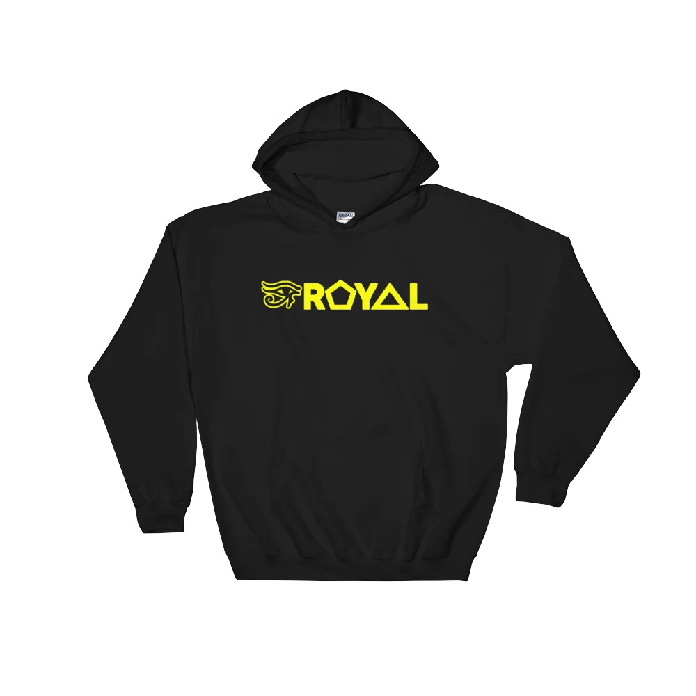 ROYAL. | Urban Resort | RA PARTY ROYAL EMBLEM Unisex Heavy Blend Hoodie YELLOW (4 VARIETIES)