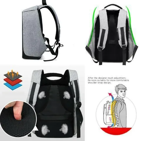 SecureTech Anti-Theft Backpack