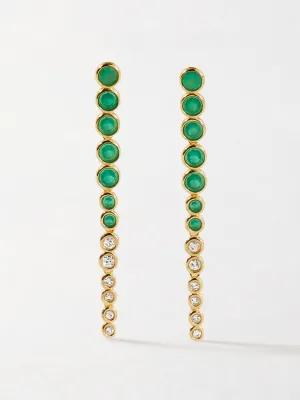 Serena tennis drop earrings