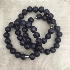 Stone Stacker Bracelet / Purple Haze