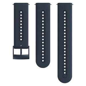 Suunto 24mm Athletic 7 Silicone Strap Granite Blue Size S M