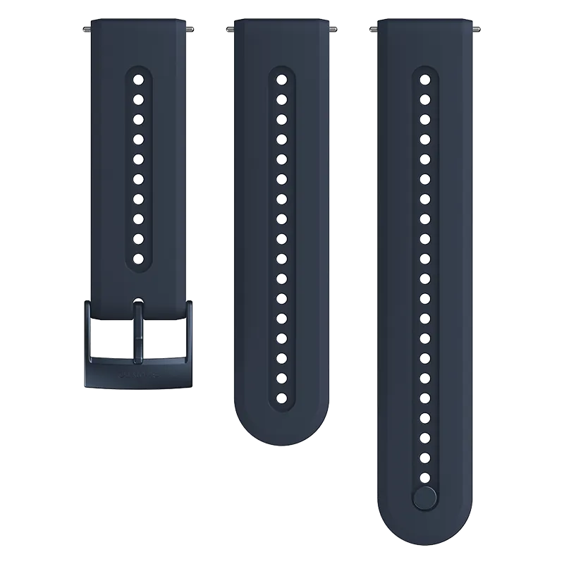Suunto 24mm Athletic 7 Silicone Strap Granite Blue Size S M