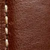Tenby Classic Padded Genuine Leather Watch Strap - Dark Brown