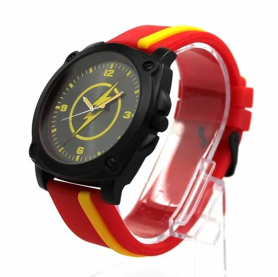 The Flash Red and Yellow Stripe Watch (FLH9019)