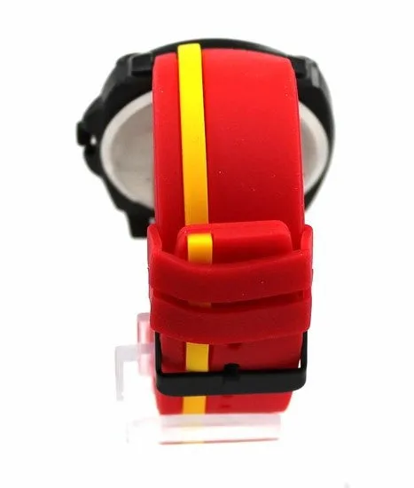 The Flash Red and Yellow Stripe Watch (FLH9019)