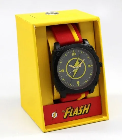 The Flash Red and Yellow Stripe Watch (FLH9019)