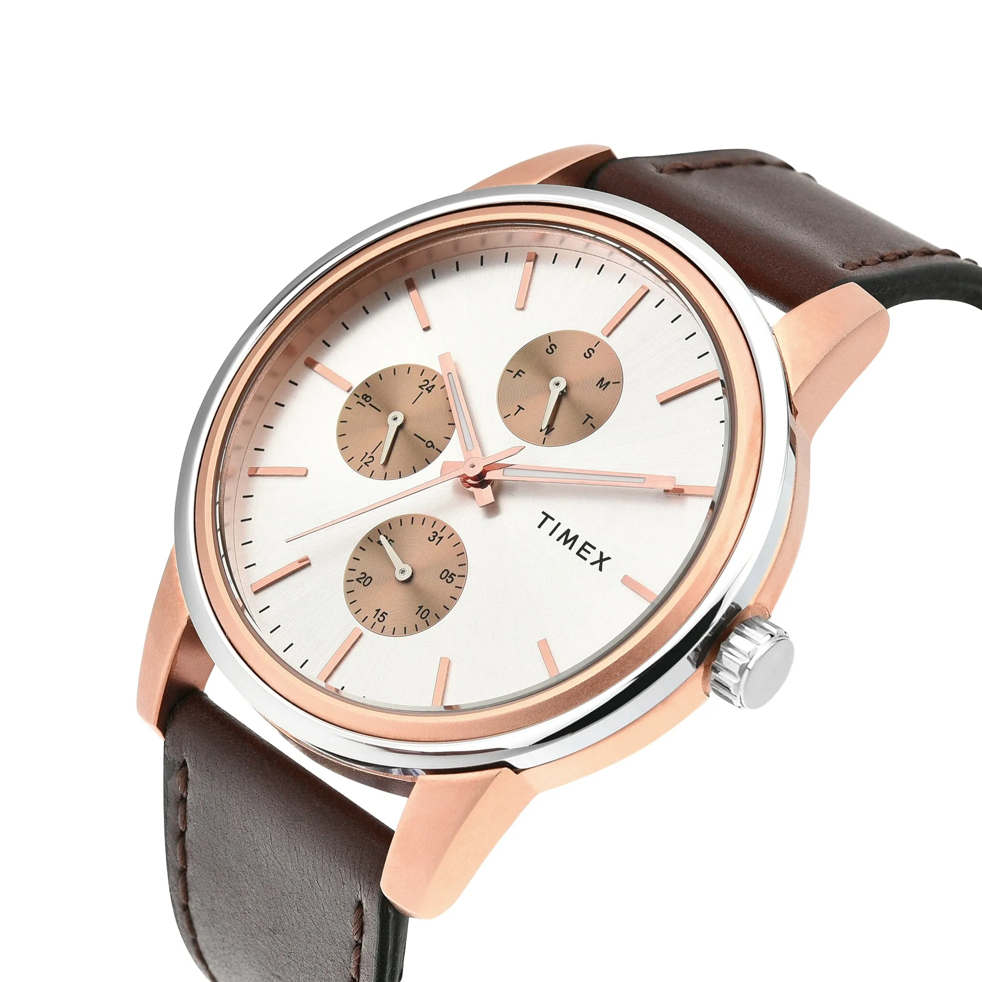 Timex Silver Dial Men Multifunction Watch - TWEG18900
