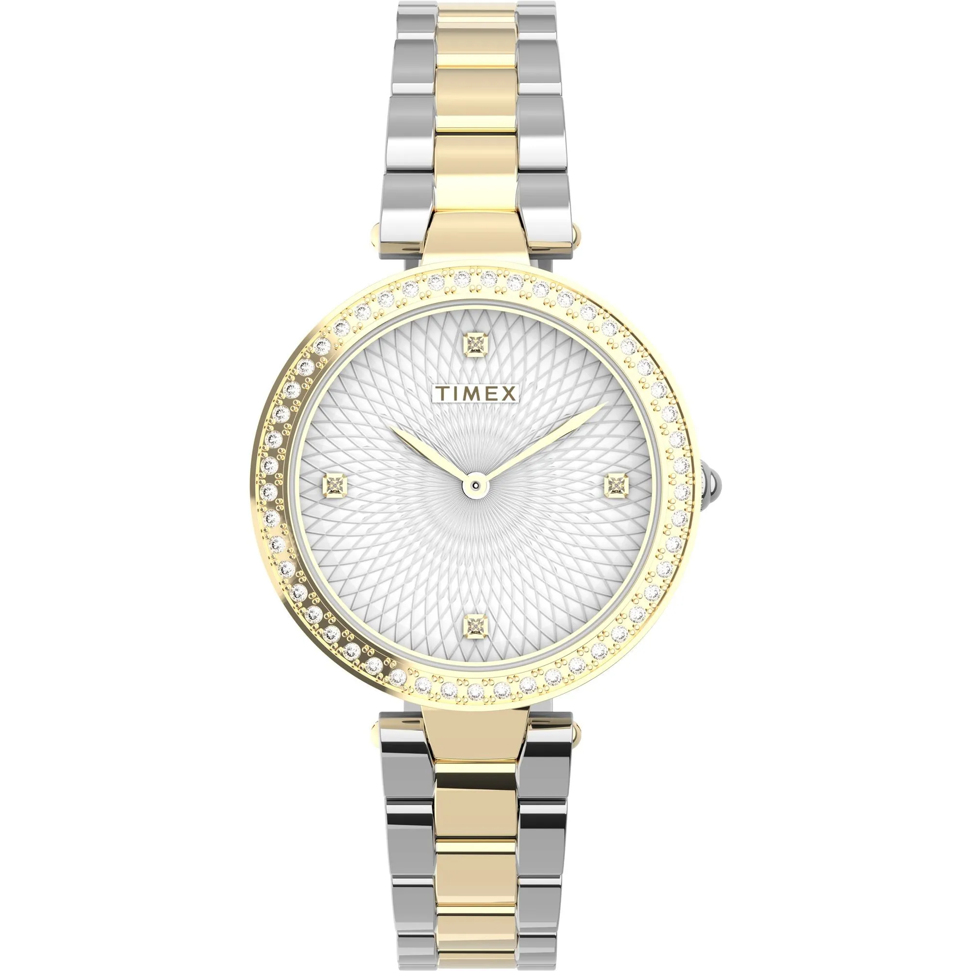 Timex Silver-Tone Dial Analog Women Watch - TW2V24500