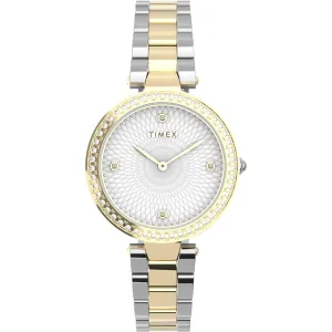 Timex Silver-Tone Dial Analog Women Watch - TW2V24500