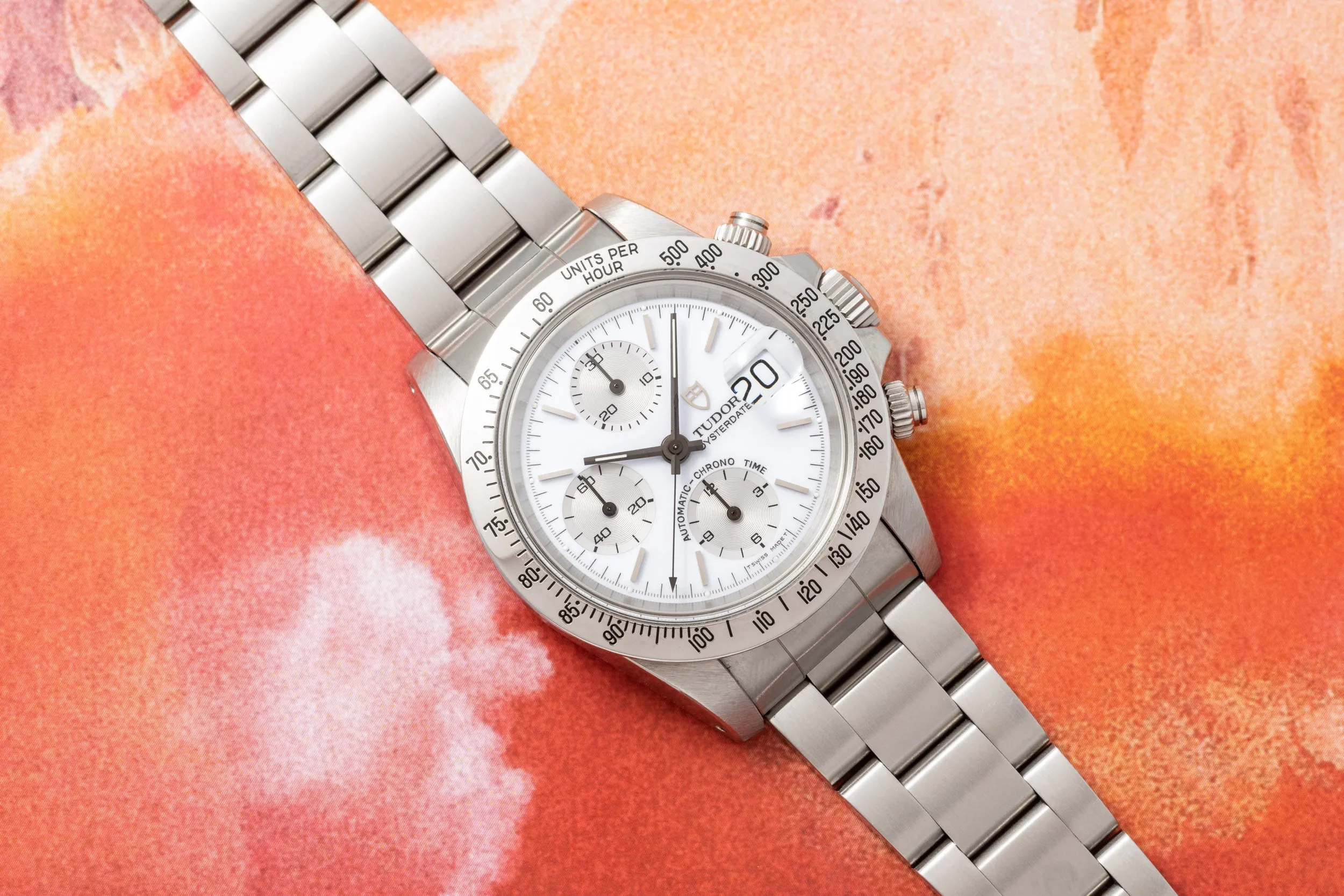 Tudor 'Big Block' Chronograph 'Silver Albino'