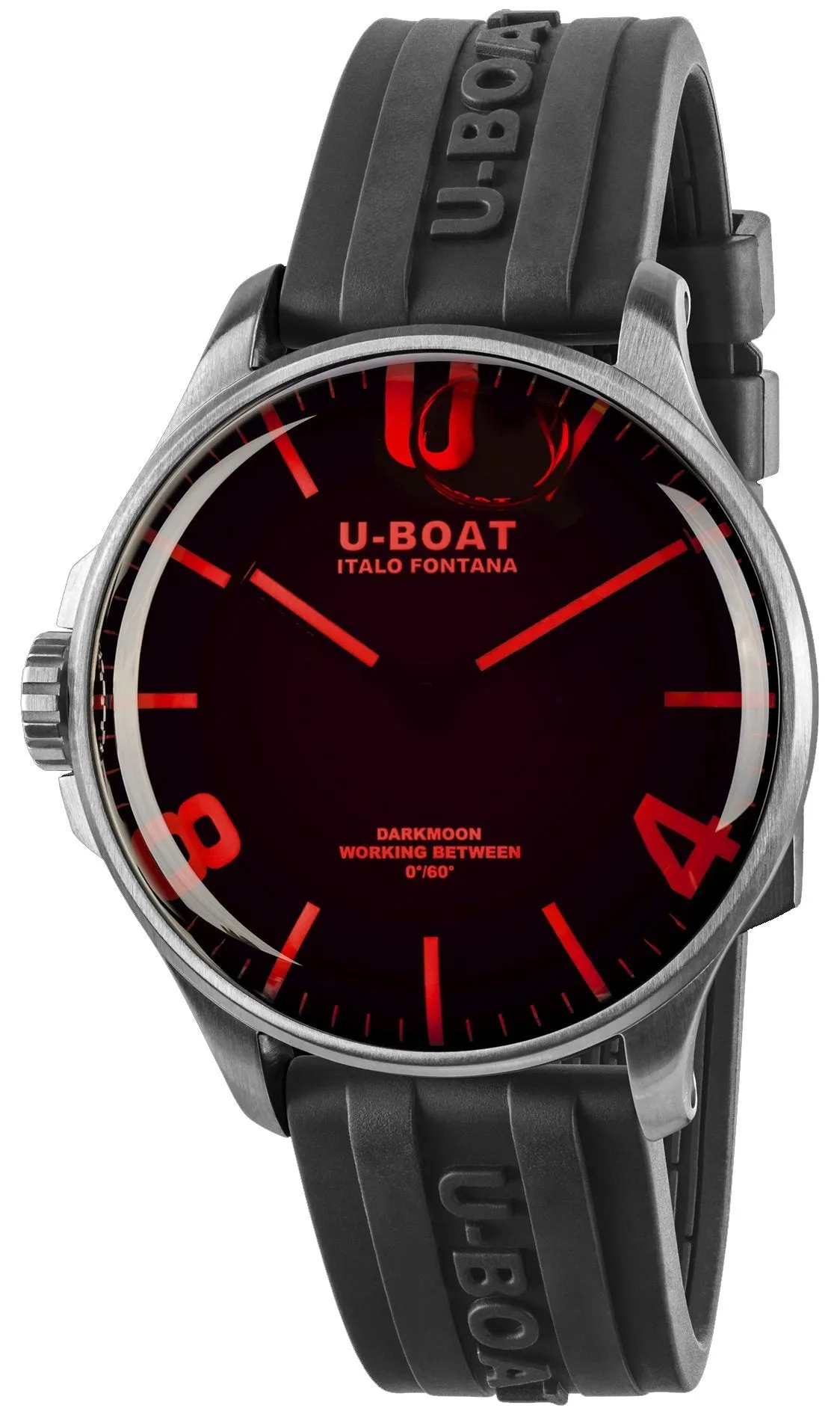 UB Watch Darkmoon 44 Red Glass SS