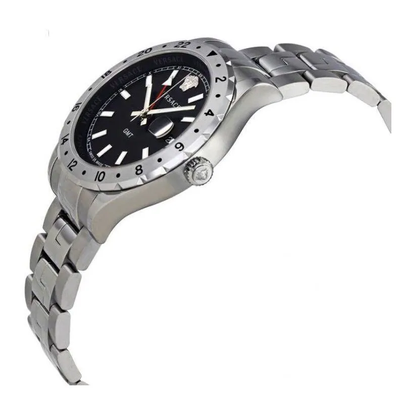 Versace Hellenyium Black Dial Men's Watch V11020015