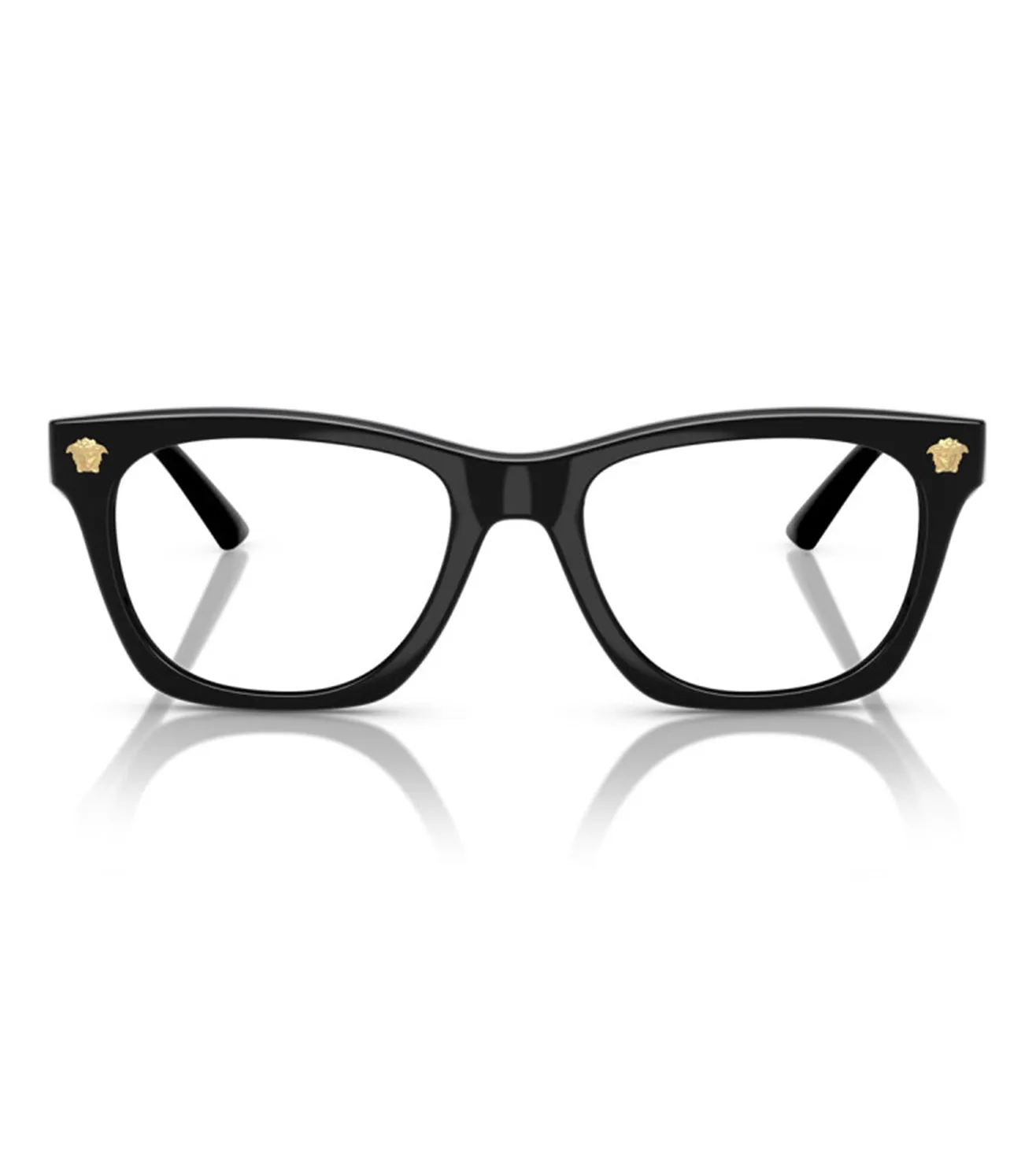 Versace Men's Black Square Optical Frame